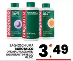 Despar Sicilia Bagnoschiuma Borotalco offerta