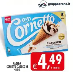Deco Supermercati Algida Cornetto Classico offerta