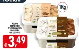 Deco Supermercati Algida Carte d'Or gelato in vaschetta la gelateria offerta