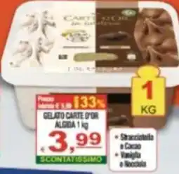 CTS Supermercati Gelato Carte d'Or Algida offerta