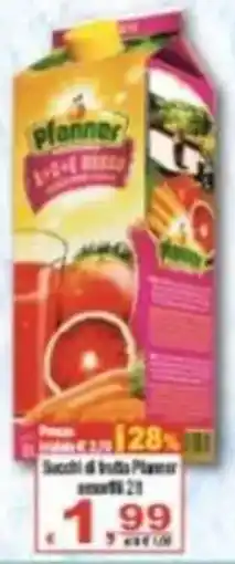 CTS Supermercati Succhi di frutta Pfanner offerta