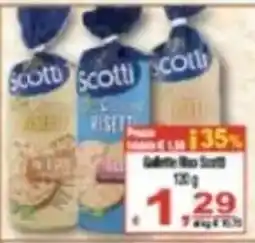 CTS Supermercati Gallette Riso Scotti offerta