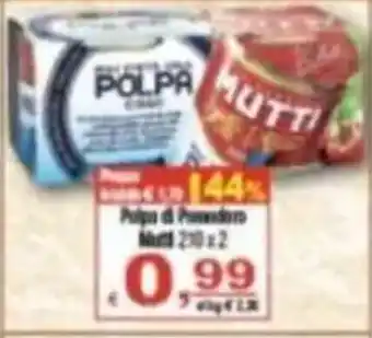 CTS Supermercati Polpa di Pomodoro Mutti offerta