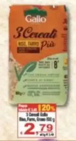 CTS Supermercati 3 Cereali Gallo offerta