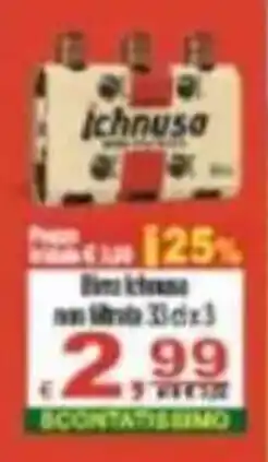 CTS Supermercati Birra Ichnusa offerta