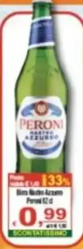 CTS Supermercati Birra Nastro Azurro Peroni offerta