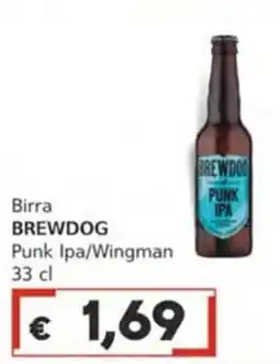 Italy Cash Birra BREWDOG Punk Ipa/Wingman offerta