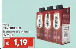 Italy Cash Vino Tavernello offerta