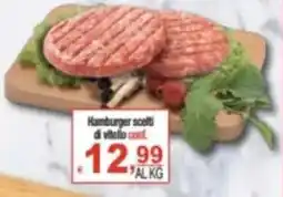 CTS Supermercati Hamburger scelti di vitello offerta