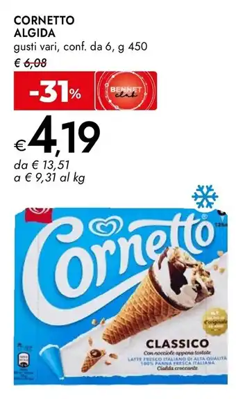 Cornetto Algida Classico