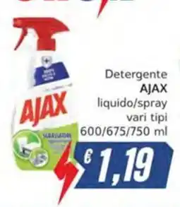 Italy Cash Detergente AJAX liquido/spray offerta