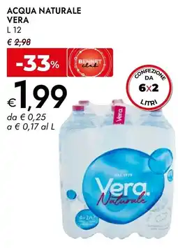 Bennet Acqua naturale Vera offerta