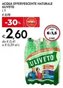 Bennet Acqua effervescente naturale Uliveto offerta
