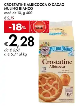 Bennet Crostatine Albicocca Mulino Bianco offerta