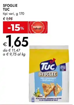 Bennet Sfoglie Tuc offerta