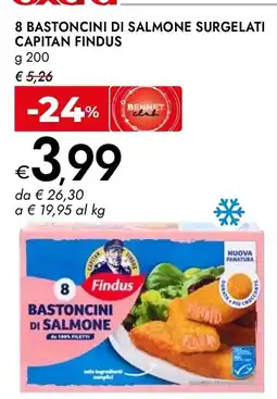 Bennet Bastoncini di salmone Findus offerta