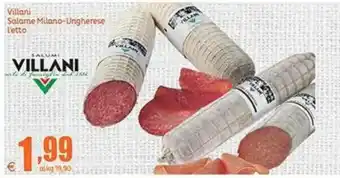 Salame Milano-Ungherese letto Villani