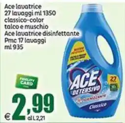 Elite Ace lavatrice classico-color offerta