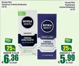 Elite Nivea Men Sensitive Crema idratante offerta