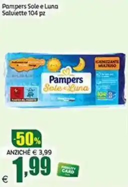 Elite Pampers Sole e Luna Salviette offerta