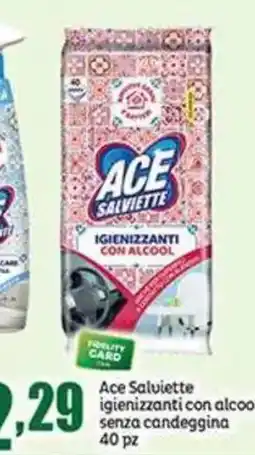 Elite Ace Salviette igienizzanti con alcool senza candeggina offerta