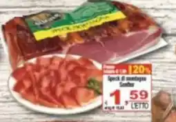 CTS Supermercati Speck di montagna Sandler offerta