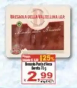CTS Supermercati Bresaola della Valtellina I.G.P. offerta