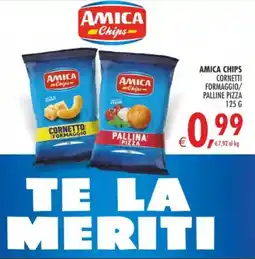 Deco Supermercati Amica Chips Cornetti Formaggio/Palline Pizza offerta