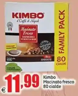 Elite Kimbo Macinato fresco offerta