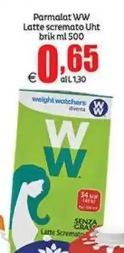 Elite Parmalat WW Latte scremato Uht offerta