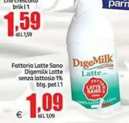 Elite Fattoria Latte Sano Digemilk Latte senza lattosio 1% offerta