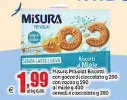 Elite Misura Privolat Biscotti al Miele offerta