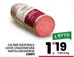 Despar Sicilia Salame nazionale Coati offerta