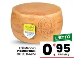 Despar Sicilia Formaggio Piemontino Valgrana offerta