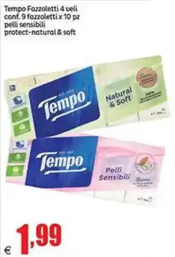 Elite Tempo Fazzoletti 4 veli offerta