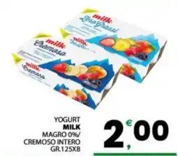 Despar Sicilia Yogurt milk cremoso intero offerta