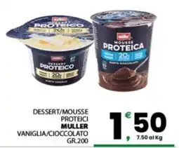 Despar Sicilia Dessert/mousse proteici Muller offerta