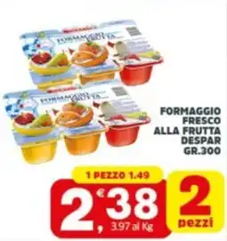 Despar Sicilia Formaggio fresco alla frutta Despar offerta