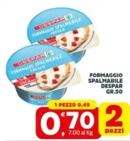 Despar Sicilia Formaggio spalmabile Despar offerta