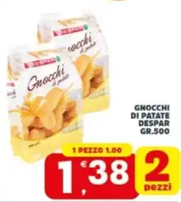 Despar Sicilia Gnocchi di patate Despar offerta