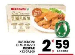 Despar Sicilia Bastoncini di merluzzo Despar offerta