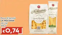Italy Cash Pasta di Semola LA MOLISANA offerta