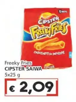Italy Cash Freeky Fries Cipster Saiwa offerta