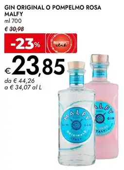 Bennet Gin Original o Pompelemo Rosa Malfy offerta
