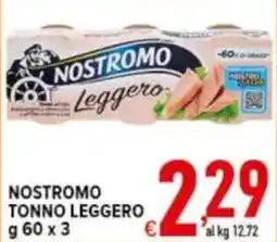 Iper Triscount Nostromo tonno leggero offerta
