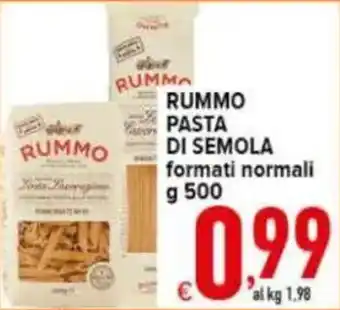 Rummo pasta di semola formati normali
