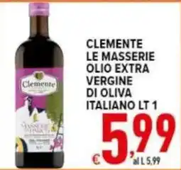 Iper Triscount Clemente le masserie olio extra vergine di oliva italiano offerta