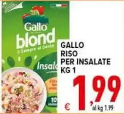 Iper Triscount Gallo riso per insalate offerta
