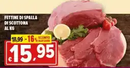 Iper Triscount Fettine di spalla di scottona offerta