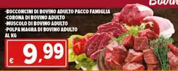 Iper Triscount Bocconcini di bovino adulto pacco famiglia offerta